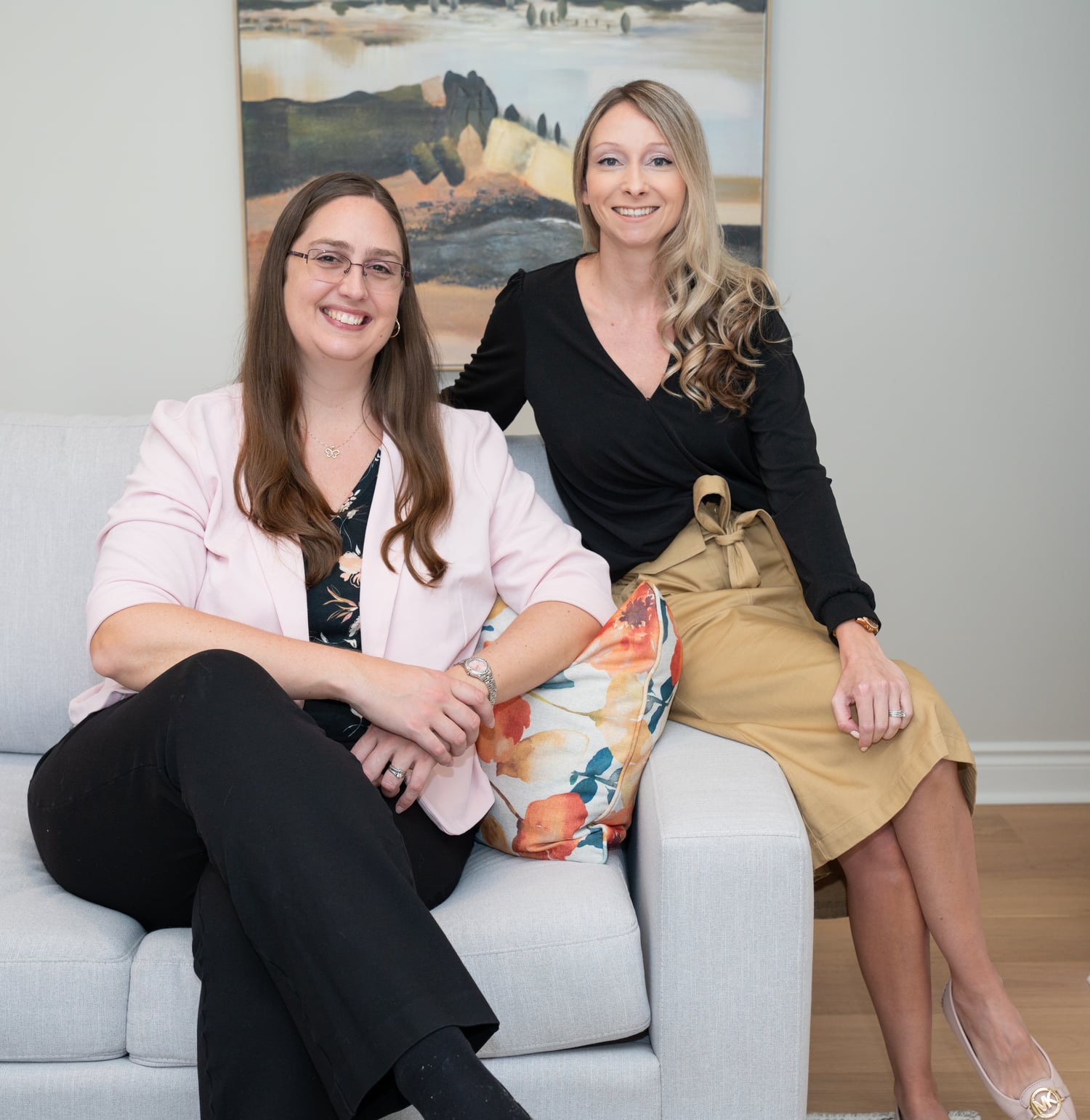 Business partners photographed for personal branding